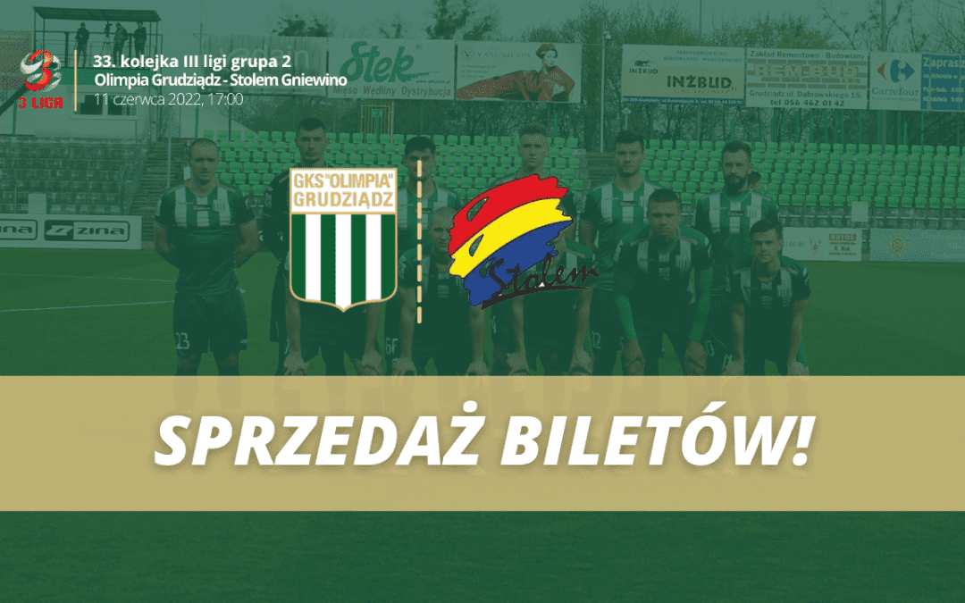 Pomóżcie nam w walce o awans! Startuje sprzedaż biletów na mecz ze Stolemem Gniewino