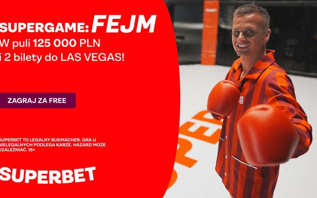 FEJM, BILETY NA WYCIECZKĘ DO LAS VEGAS I 125 000 PLN W PULI. TRWA SPECJALNA EDYCJA SUPERGAME!